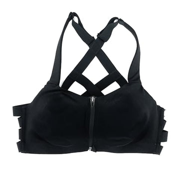 Victoria's Secret VSX Knockout Sport-BH mit Frontverschluss, Pflaume Gepard, 85E im Sale